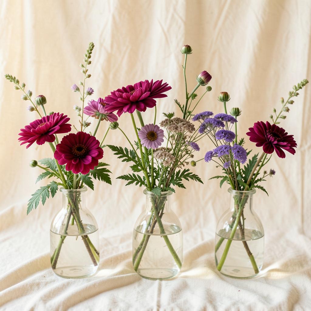 Garden Cuttings Bud Trio arrangement