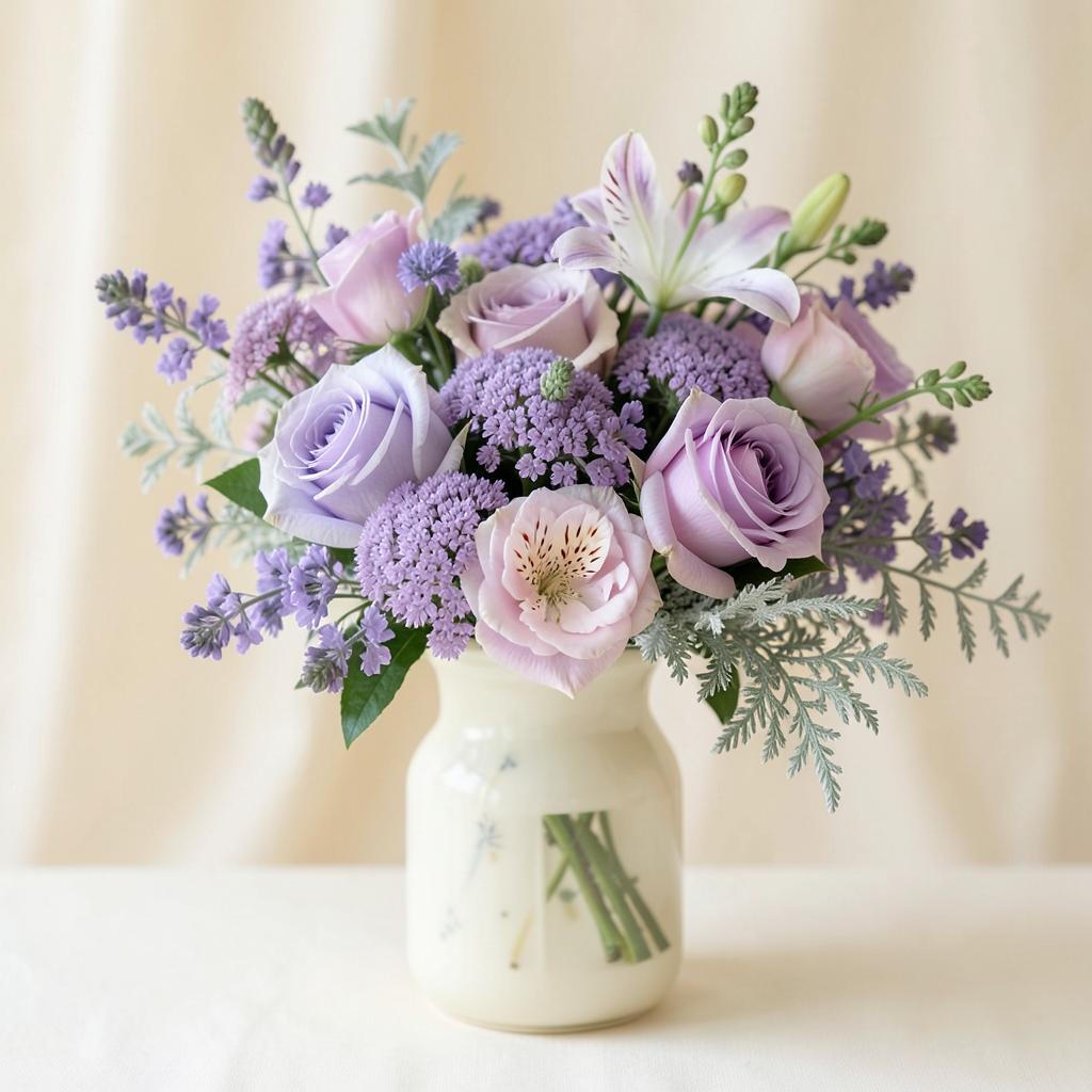 Lavender Fields Vase arrangement